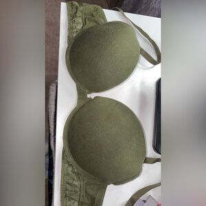 Olive Green La Senza Push-Up Bra Size 38B